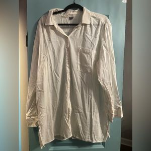 White cotton shirt from Aerie